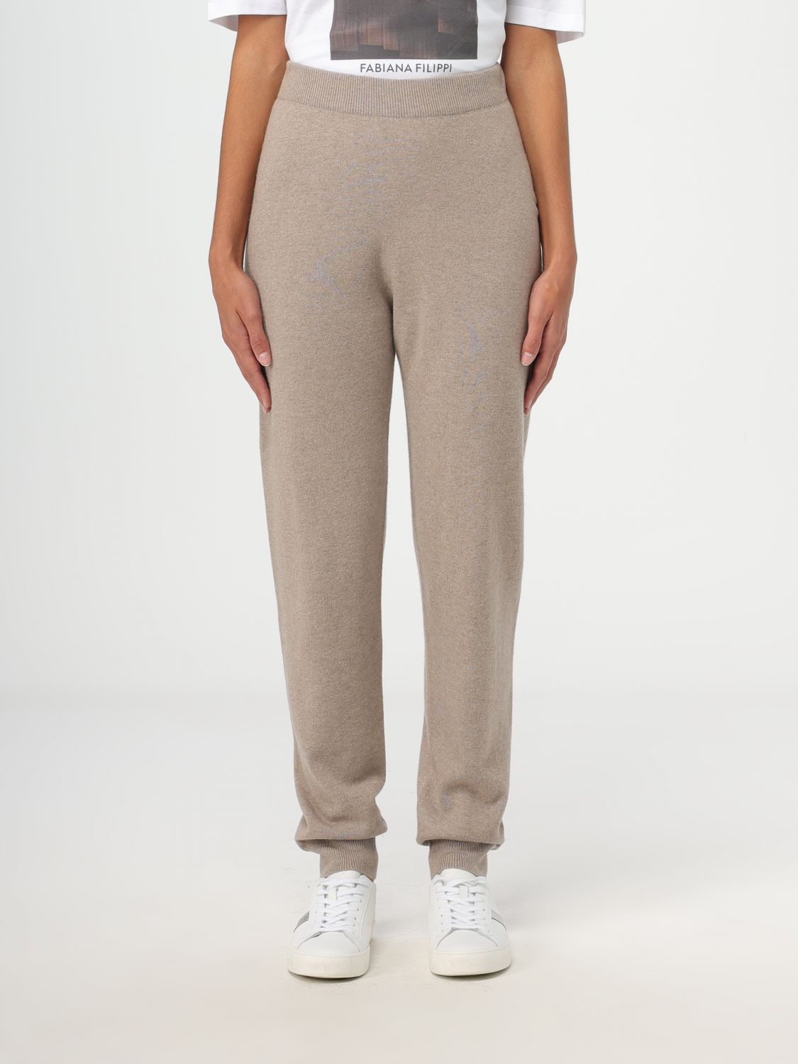 Fabiana Filippi Trousers FABIANA FILIPPI Woman colour Dove Grey