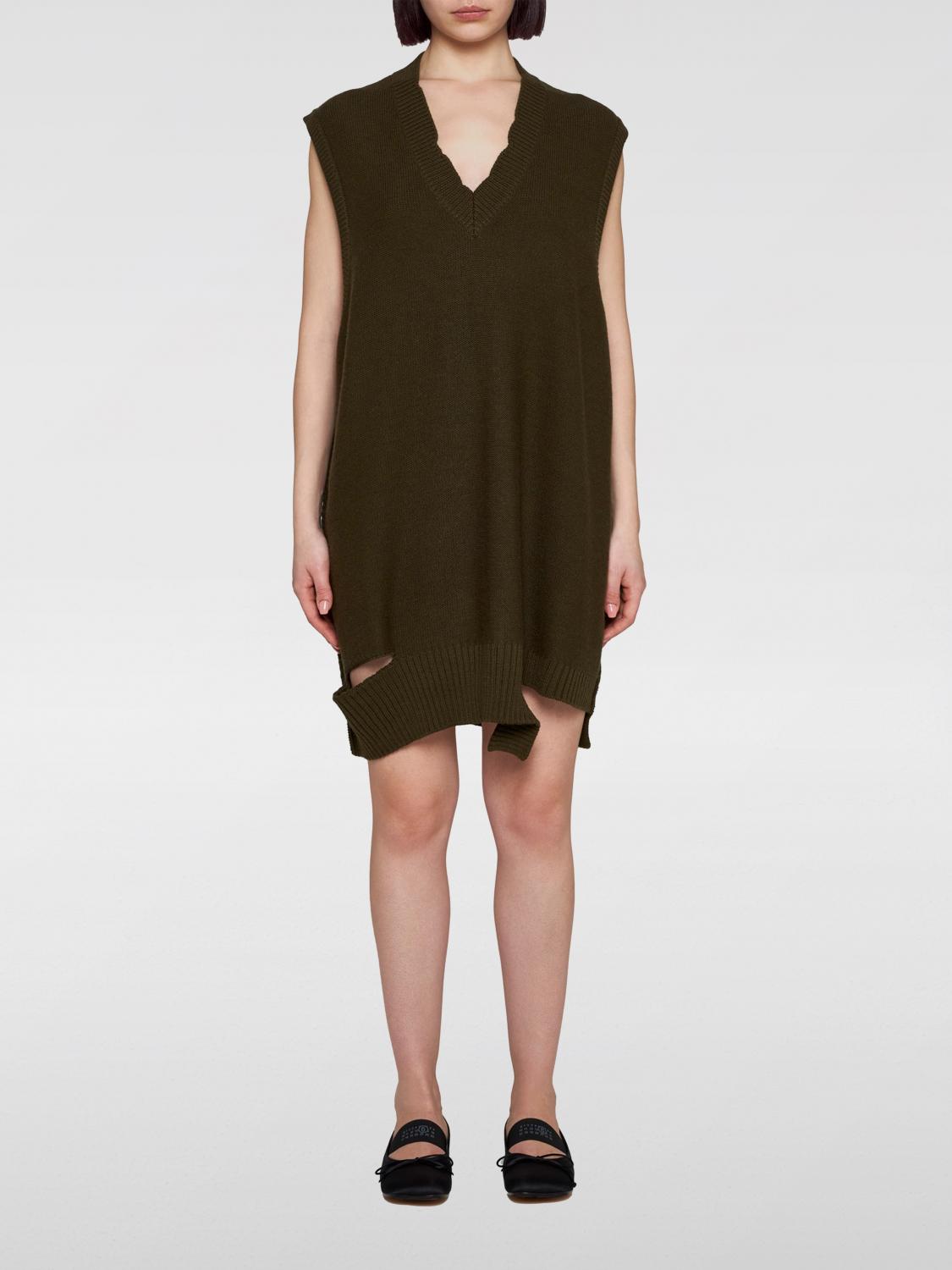 MM6 Maison Margiela Dress MM6 MAISON MARGIELA Woman color Kaki