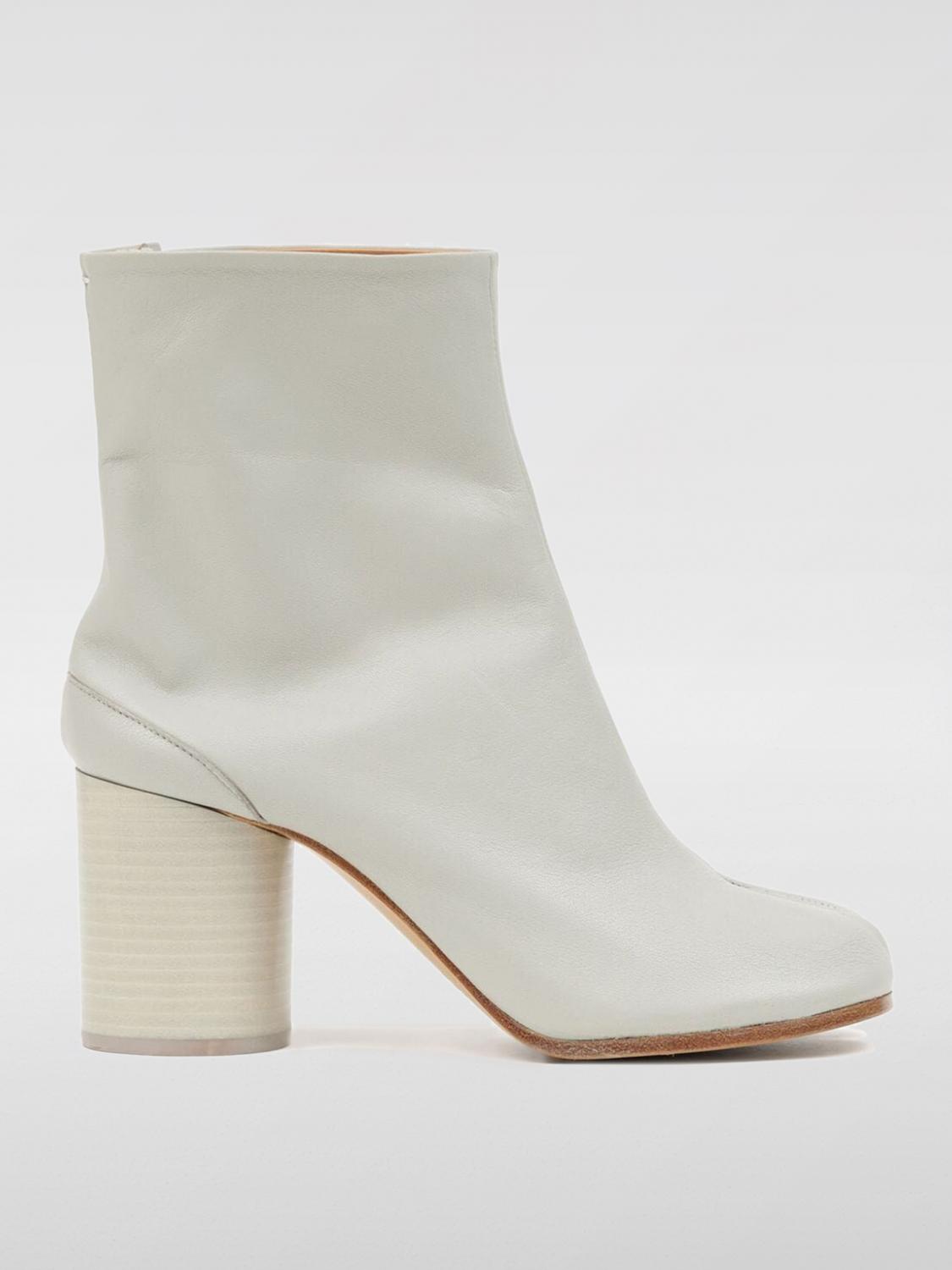 Maison Margiela Flat Ankle Boots MAISON MARGIELA Woman color White