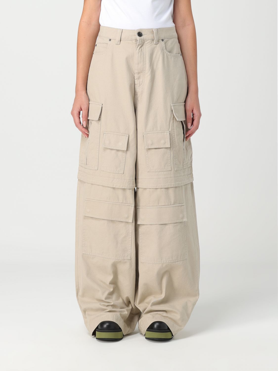 AMBUSH Trousers AMBUSH Woman colour Denim