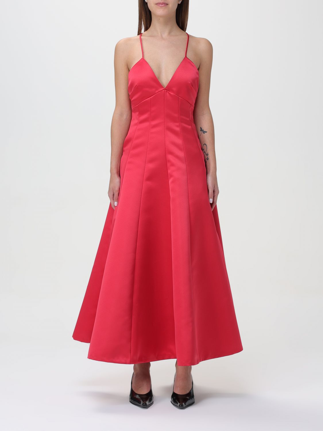 Philosophy Di Lorenzo Serafini Dress PHILOSOPHY DI LORENZO SERAFINI Woman colour Fuchsia