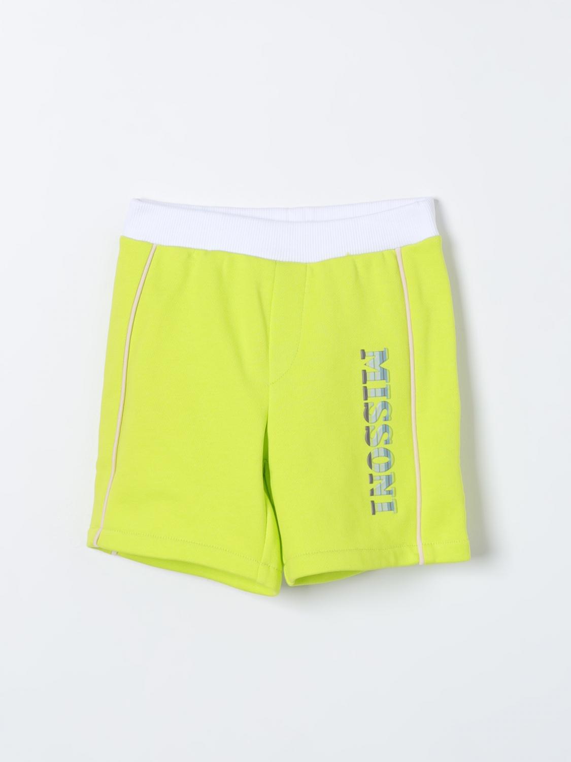 Missoni Kids Shorts MISSONI KIDS Kids colour Lime