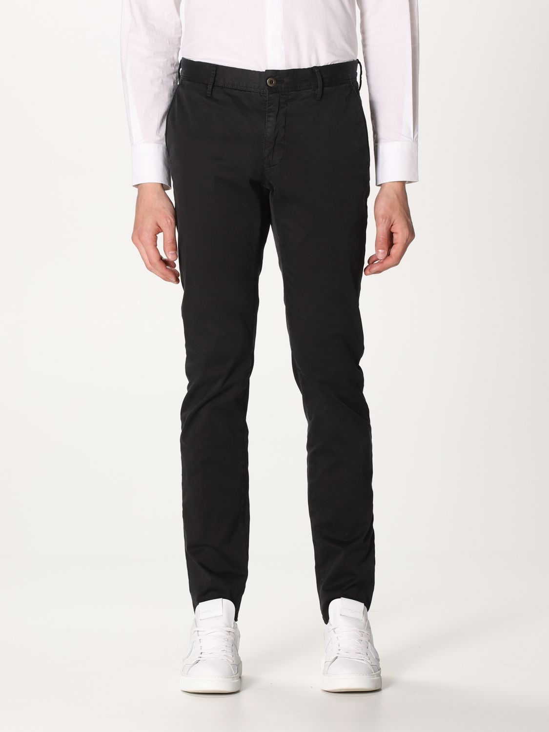 Incotex Trousers INCOTEX Men colour Black