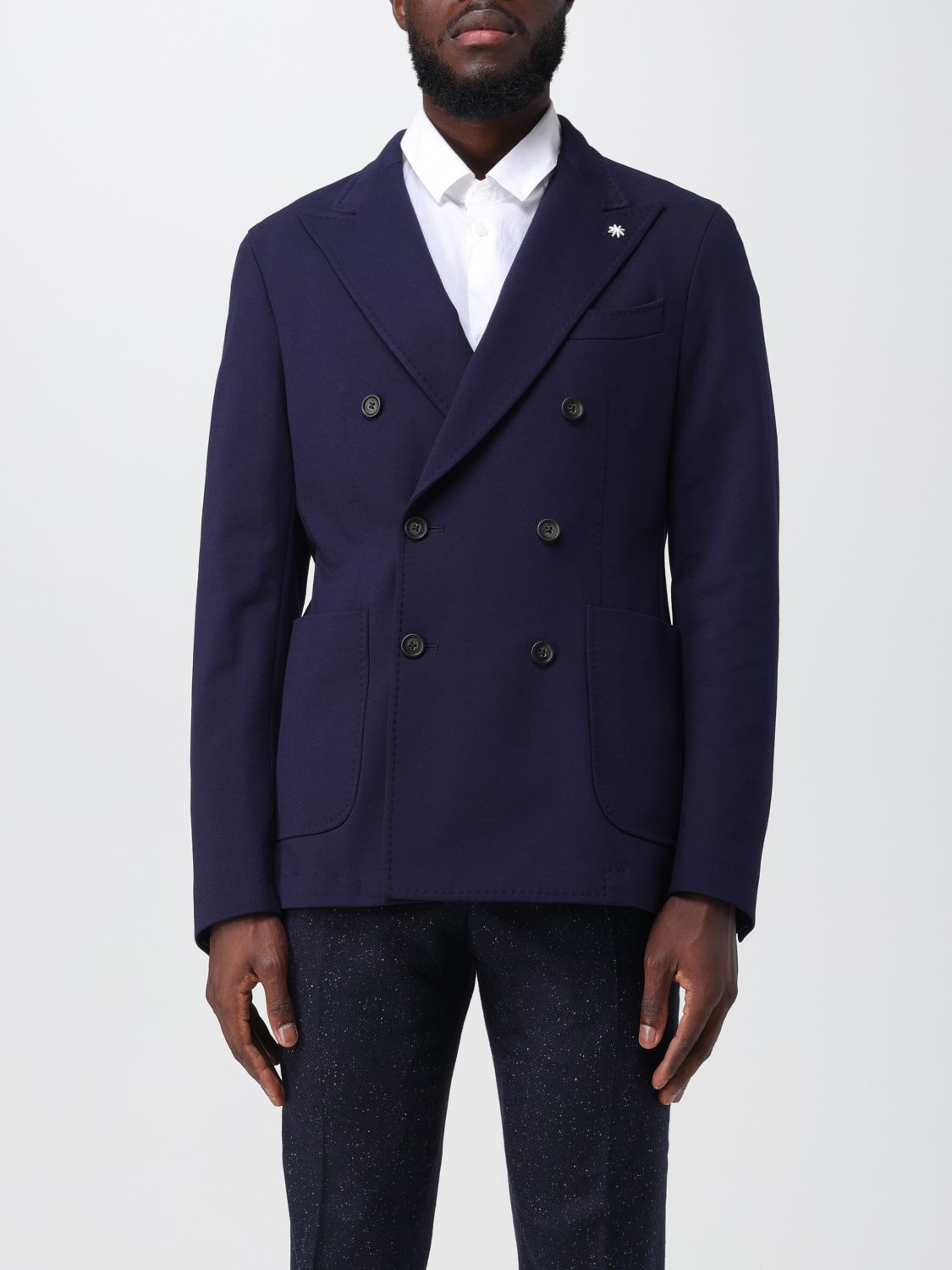 Manuel Ritz Jacket MANUEL RITZ Men colour Blue