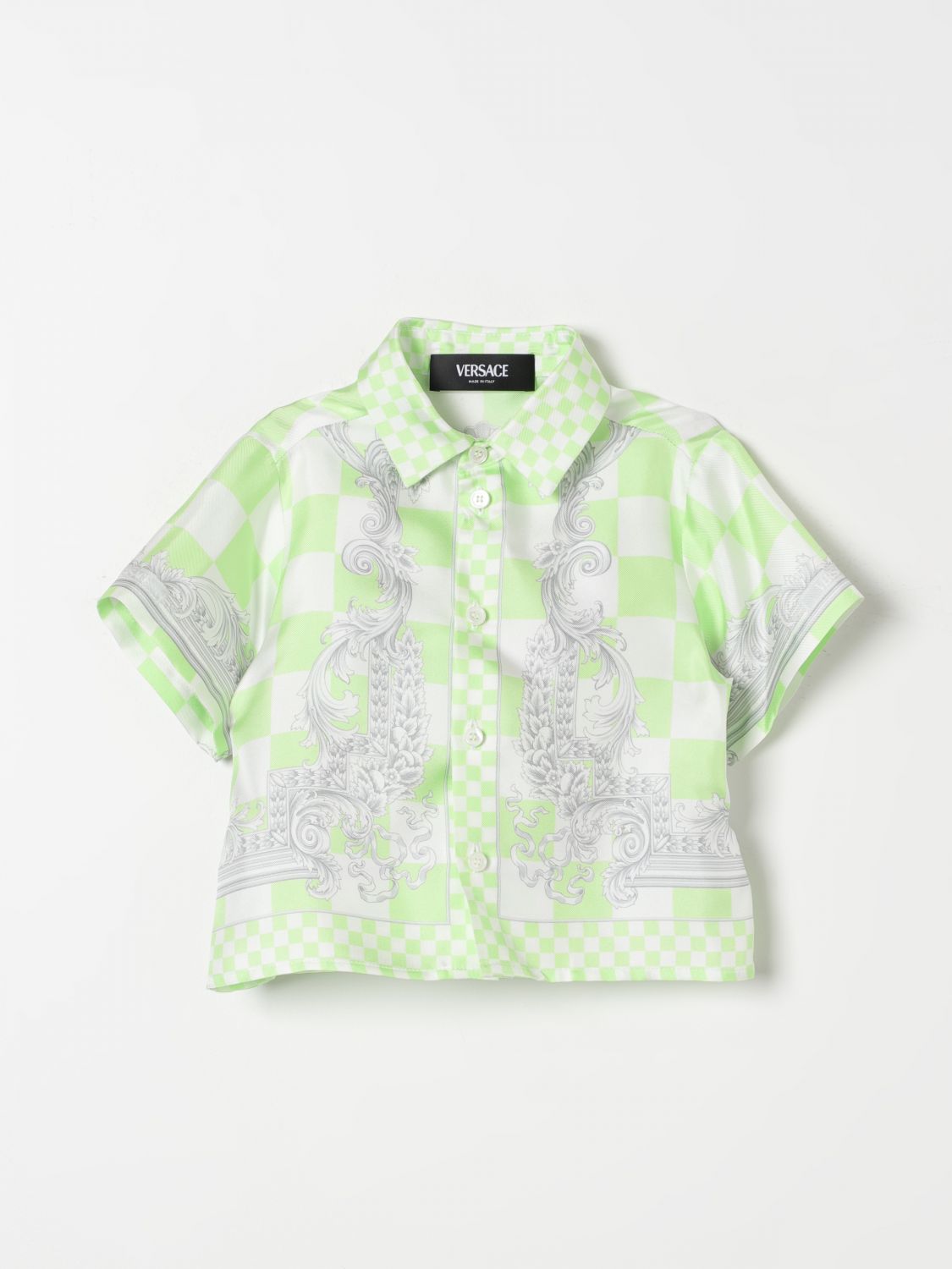 Versace Shirt VERSACE Kids color Green