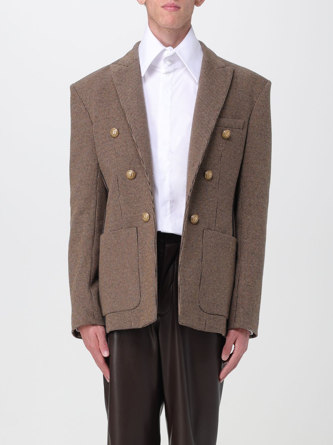 Balmain Blazer BALMAIN Men colour Brown