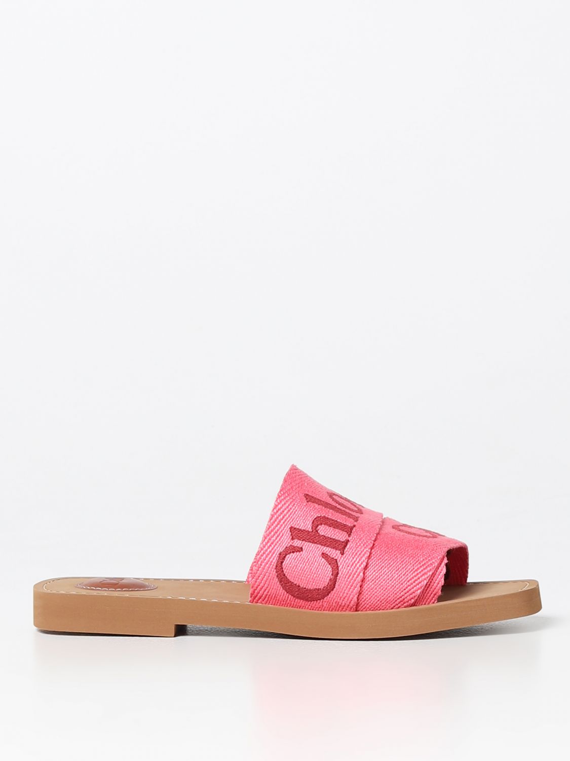 Chloé Flat Sandals CHLOÉ Woman colour Pink