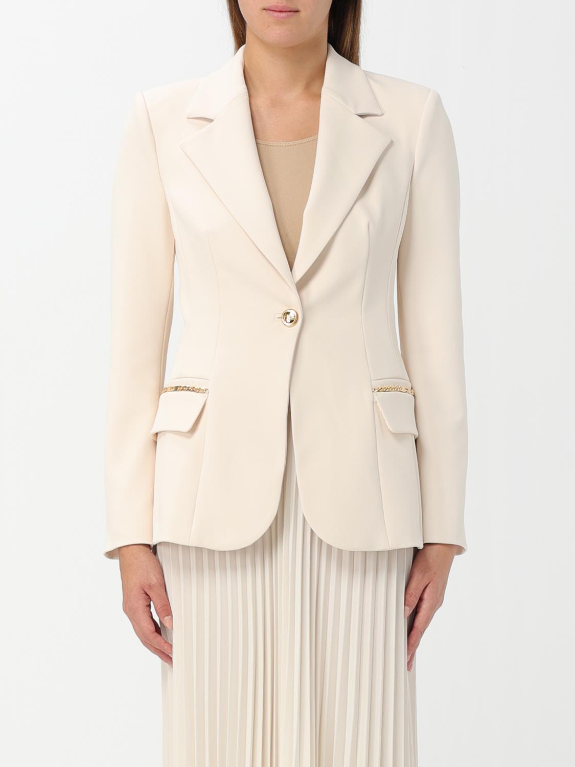 Elisabetta Franchi Blazer ELISABETTA FRANCHI Woman colour Butter