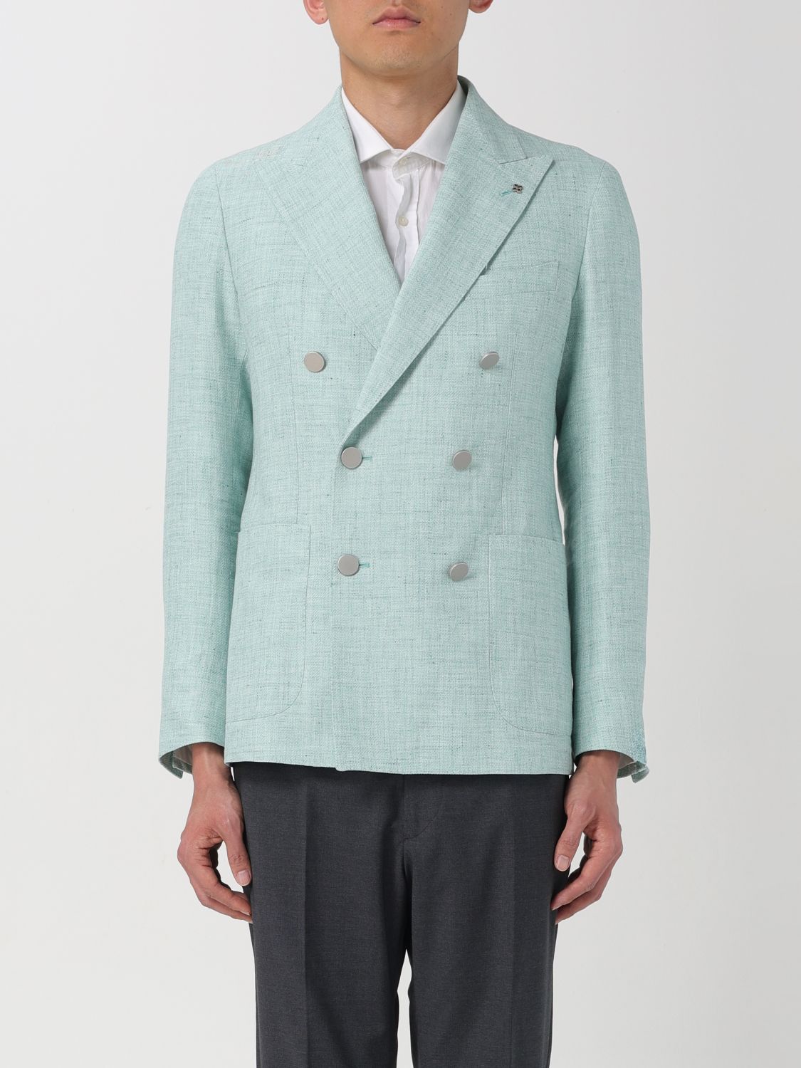 Tagliatore Blazer TAGLIATORE Men colour Turquoise