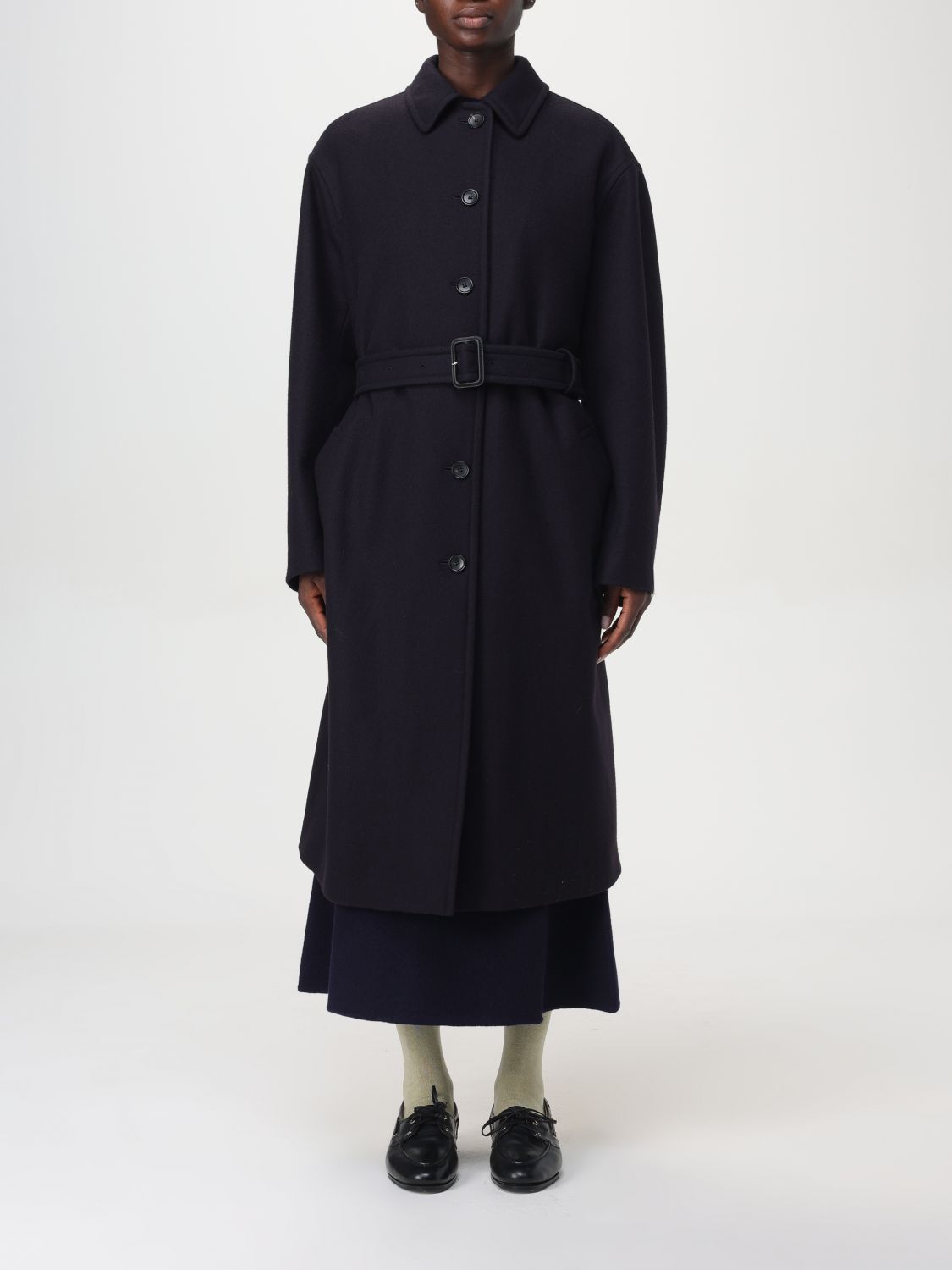 BALLY Coat BALLY Woman color Navy