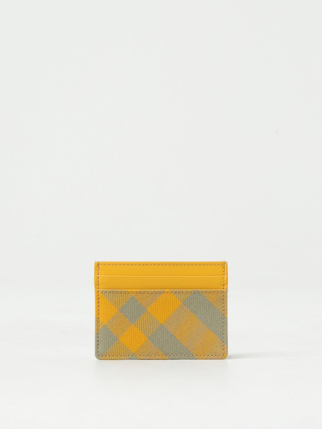 Burberry Wallet BURBERRY Men colour Yellow