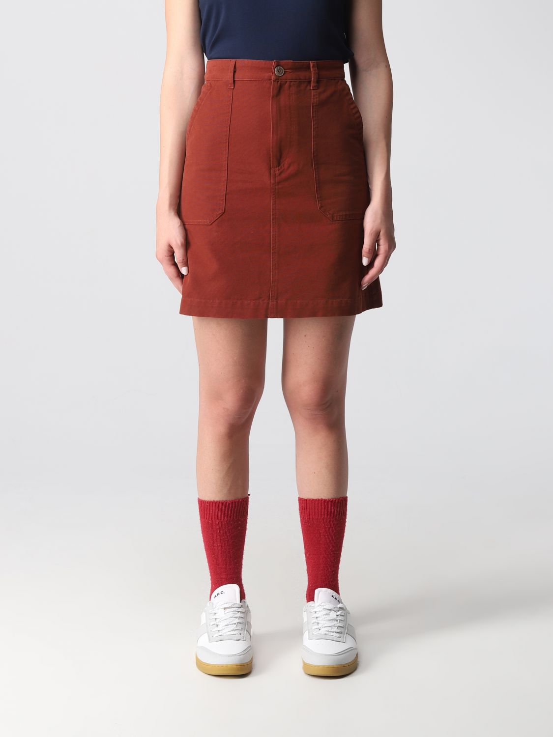 A.P.C. Skirt A.P.C. Woman colour Red