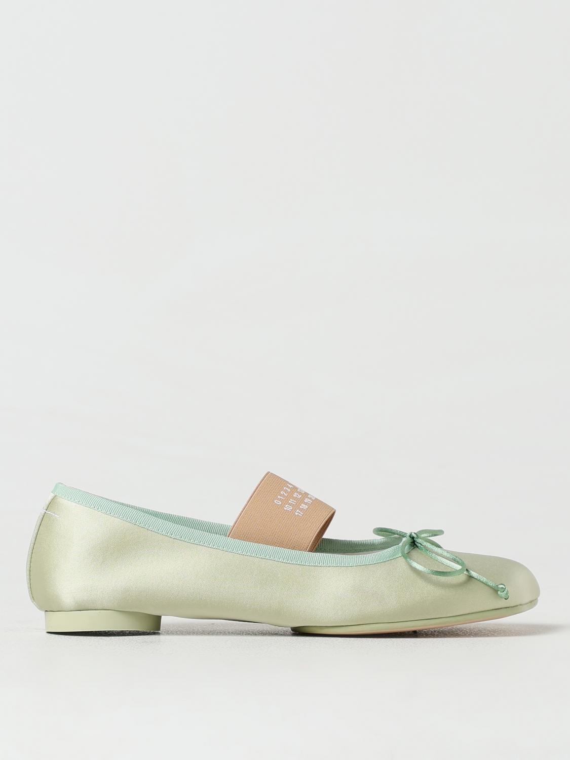 MM6 Maison Margiela Ballet Pumps MM6 MAISON MARGIELA Woman colour Green