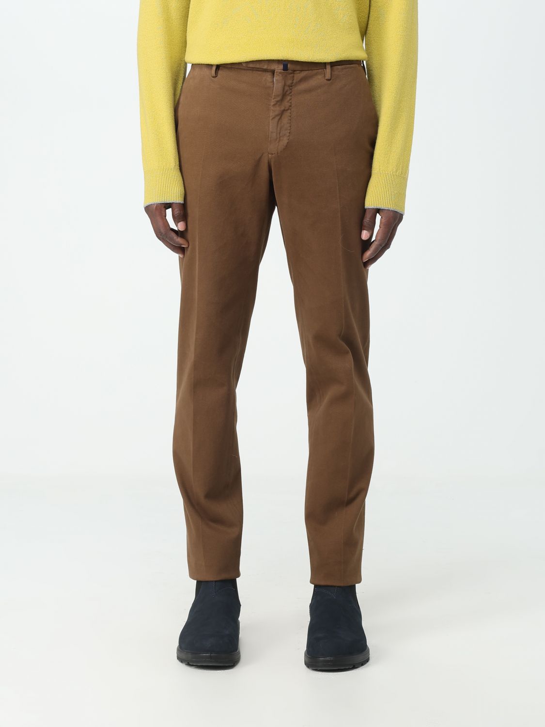 Incotex Trousers INCOTEX Men colour Tobacco