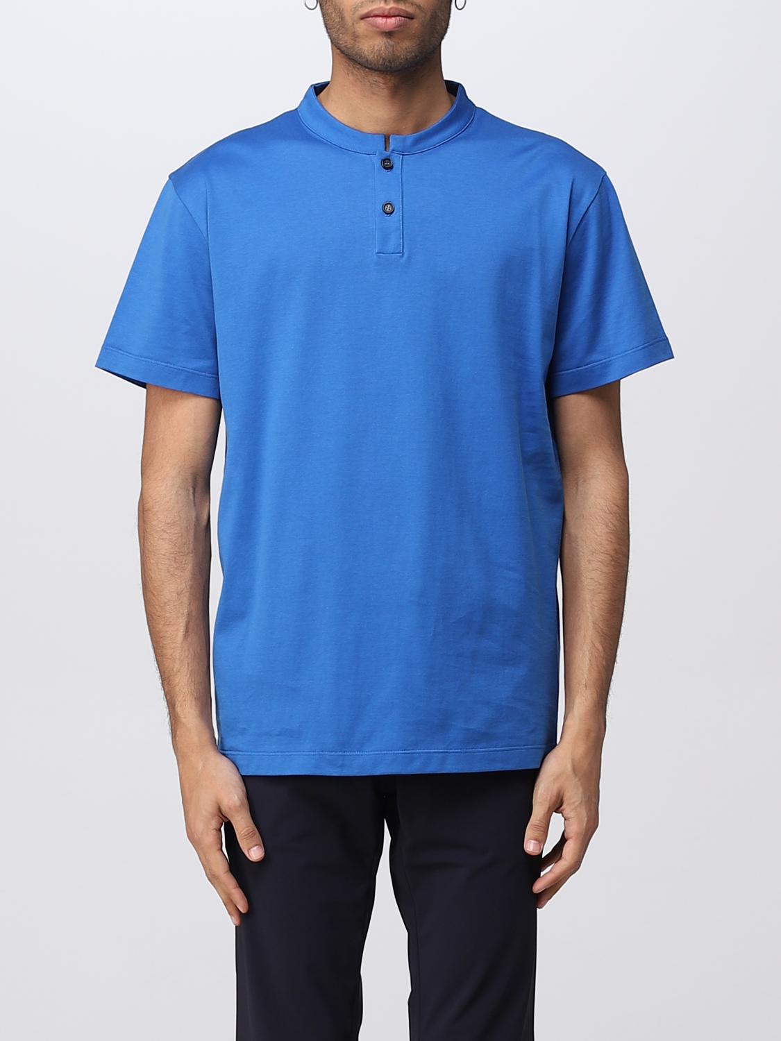 Roberto Collina Polo Shirt ROBERTO COLLINA Men colour Blue