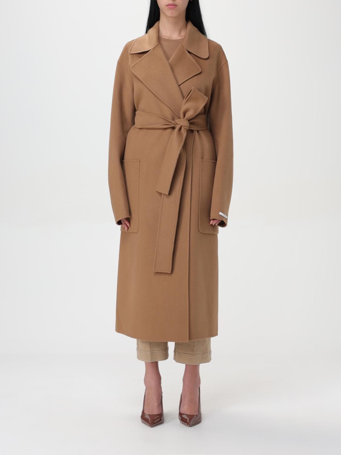 Sportmax Coat SPORTMAX Woman color Camel