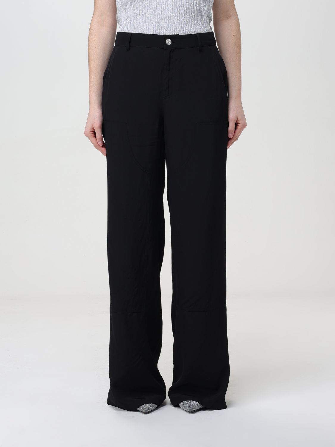 Moschino Jeans Trousers MOSCHINO JEANS Woman colour Black