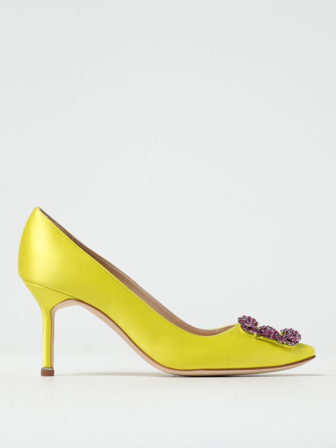 Manolo Blahnik Court Shoes MANOLO BLAHNIK Woman colour Yellow