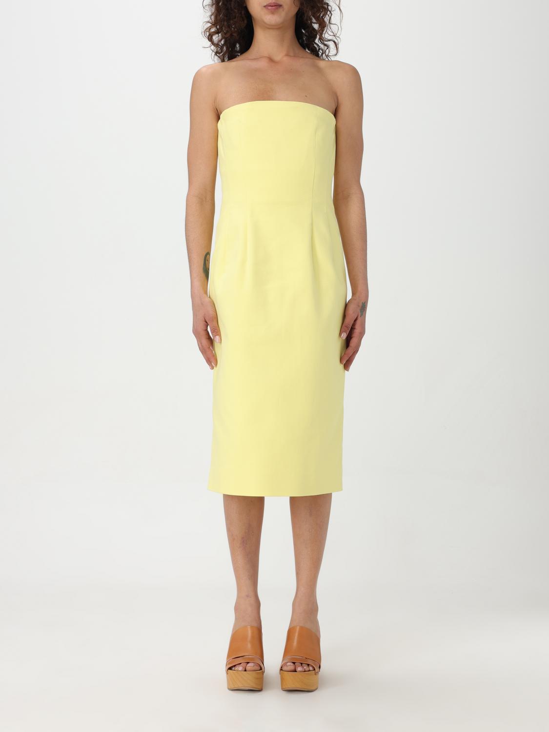 Sportmax Dress SPORTMAX Woman colour Yellow