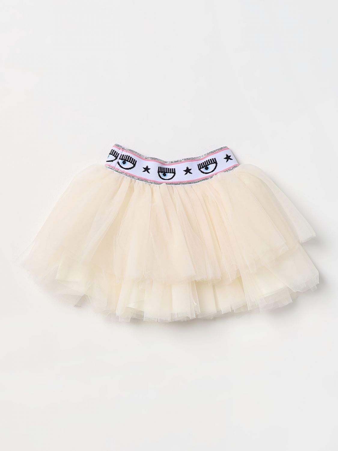 CHIARA FERRAGNI Skirt CHIARA FERRAGNI Kids colour Yellow Cream