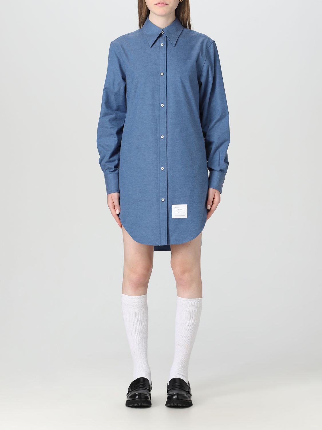 Thom Browne Dress THOM BROWNE Woman colour Blue