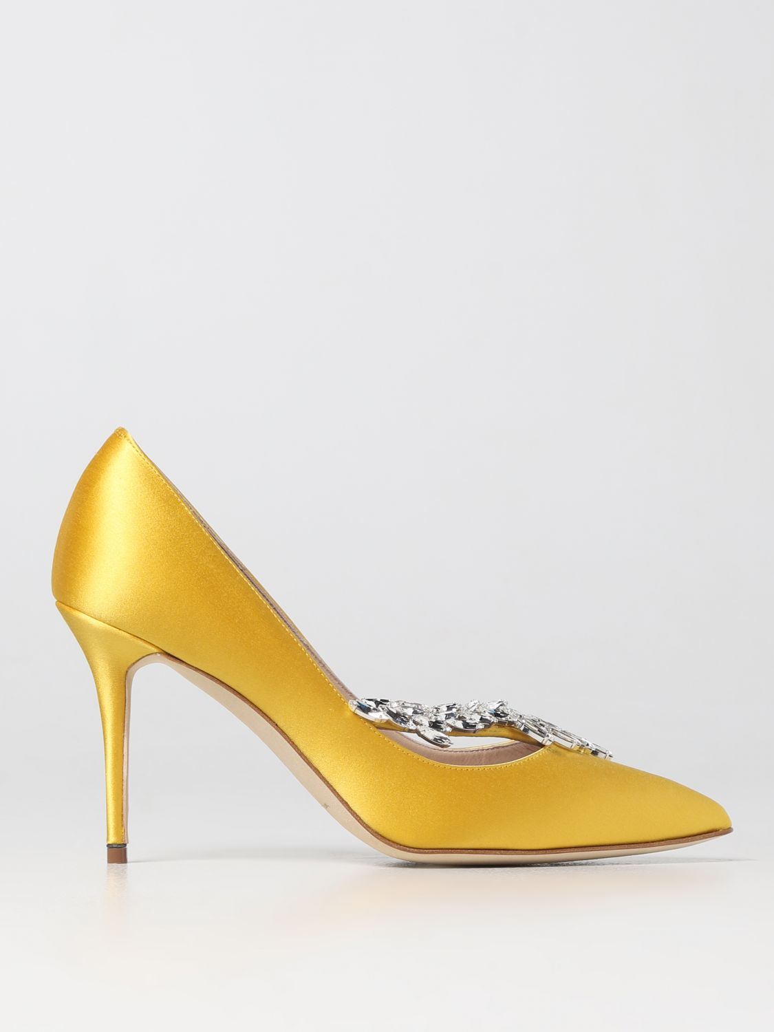 Manolo Blahnik Court Shoes MANOLO BLAHNIK Woman colour Yellow