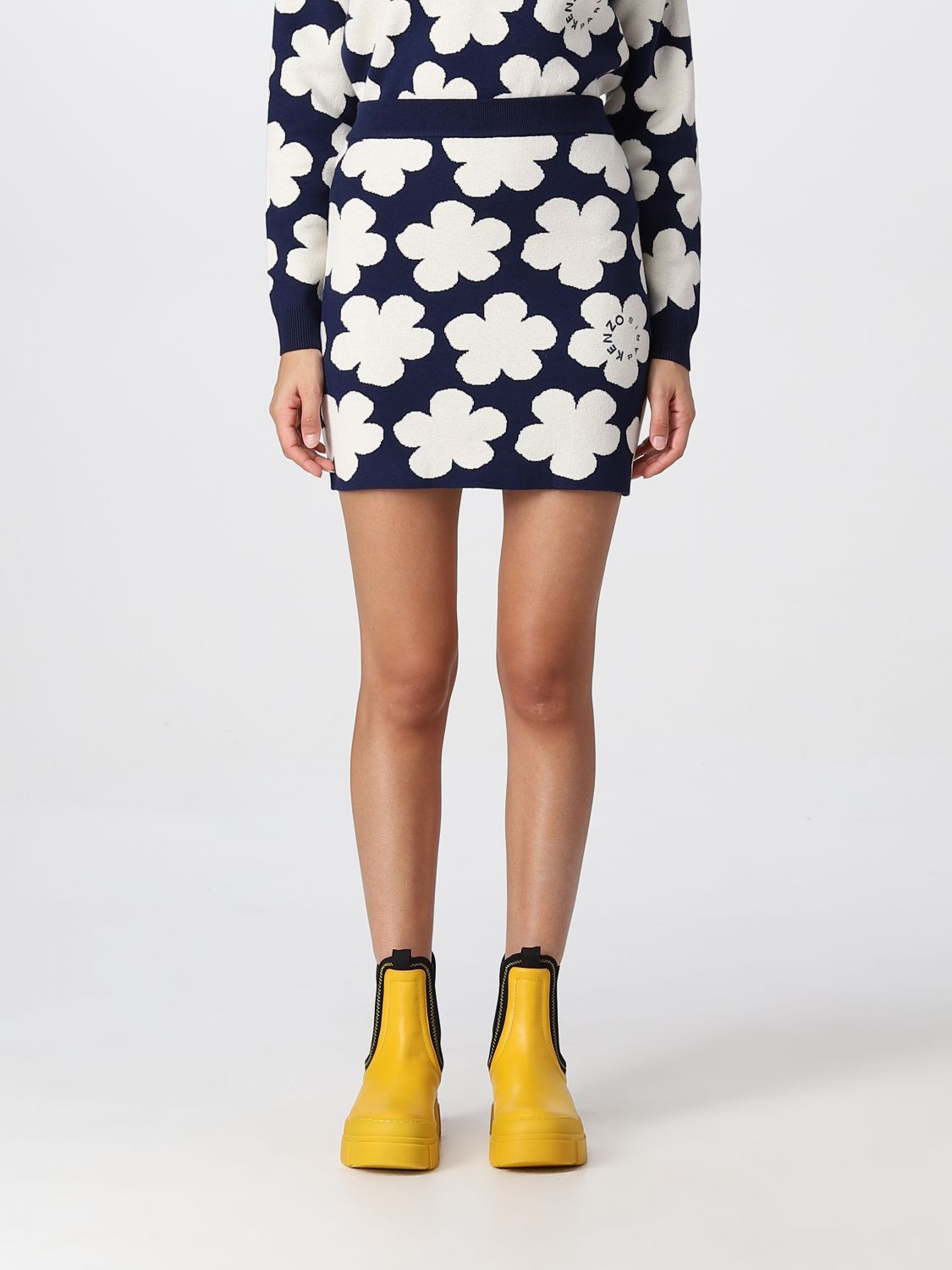 Kenzo Skirt KENZO Woman colour Navy