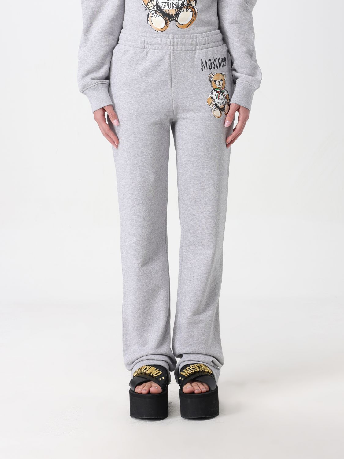 Moschino Couture Trousers MOSCHINO COUTURE Woman colour Grey