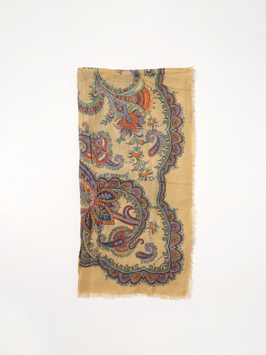 Etro Scarf ETRO Woman colour Beige