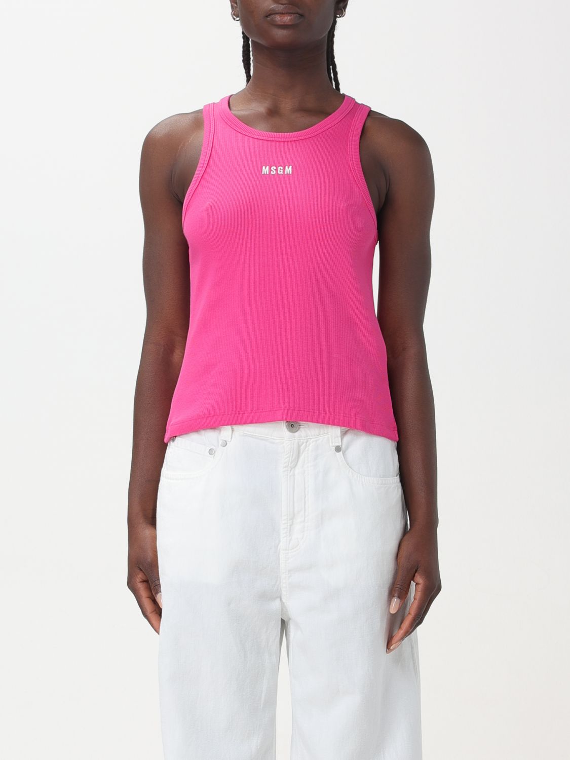 Msgm Top MSGM Woman colour Fuchsia