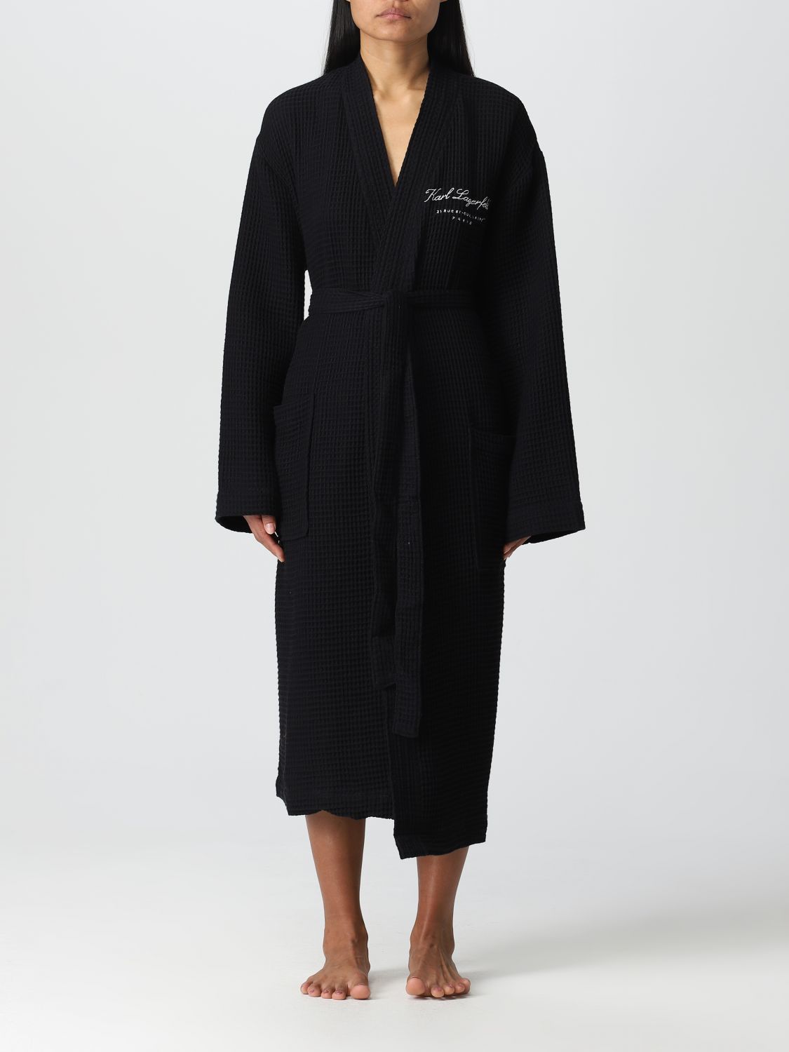 Karl Lagerfeld Bathrobes KARL LAGERFELD Lifestyle colour Black