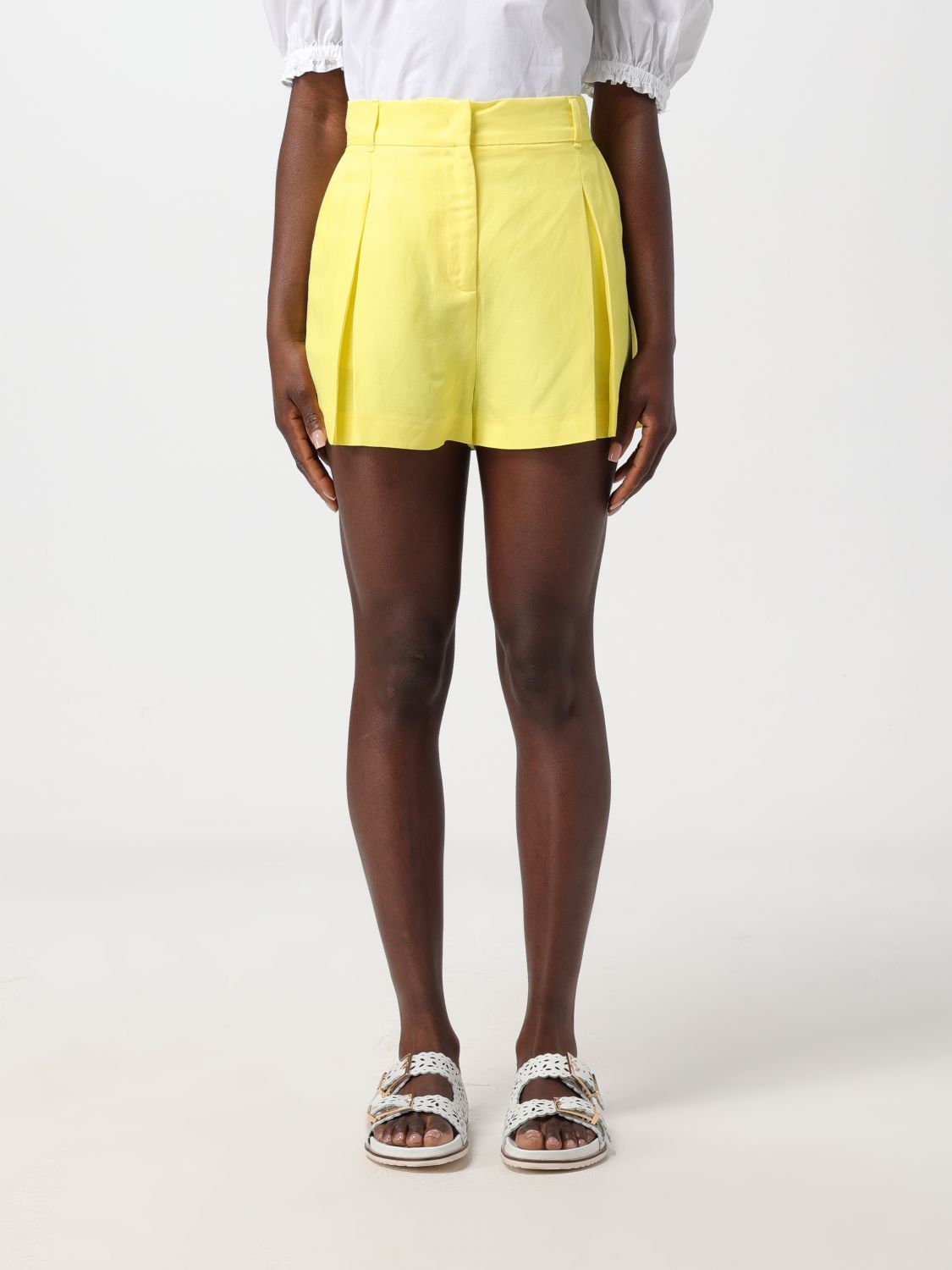 Twinset Short TWINSET Woman colour Yellow