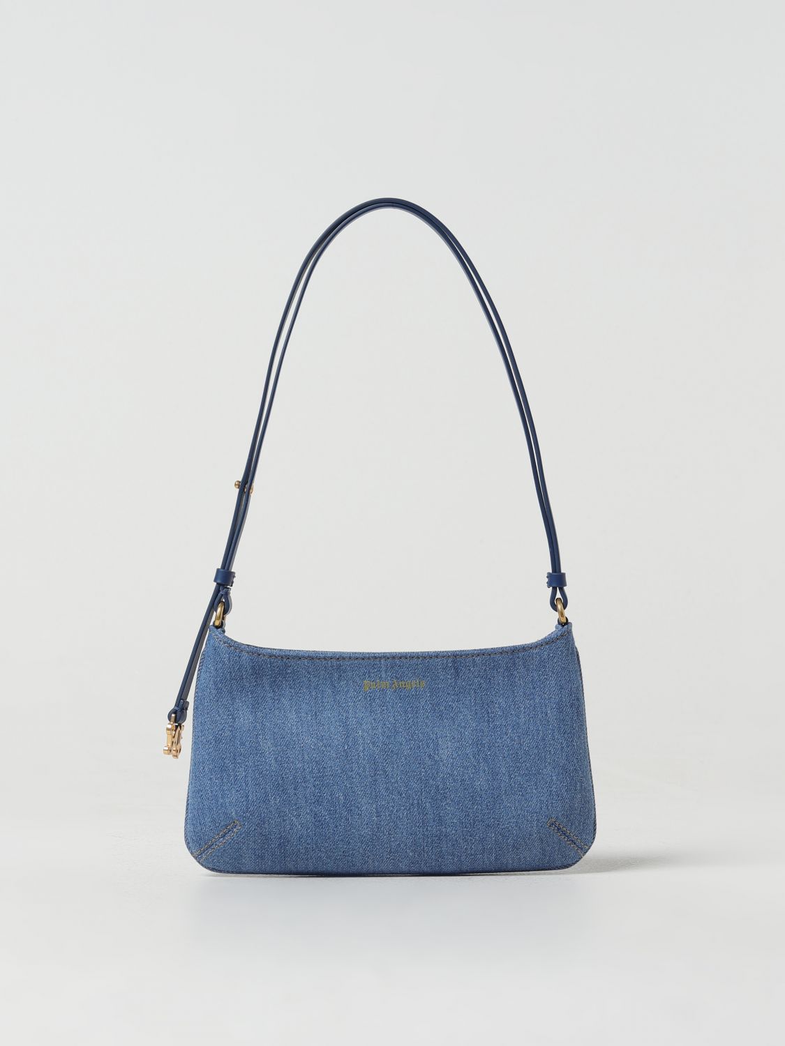 PALM ANGELS Shoulder Bag PALM ANGELS Woman colour Gnawed Blue