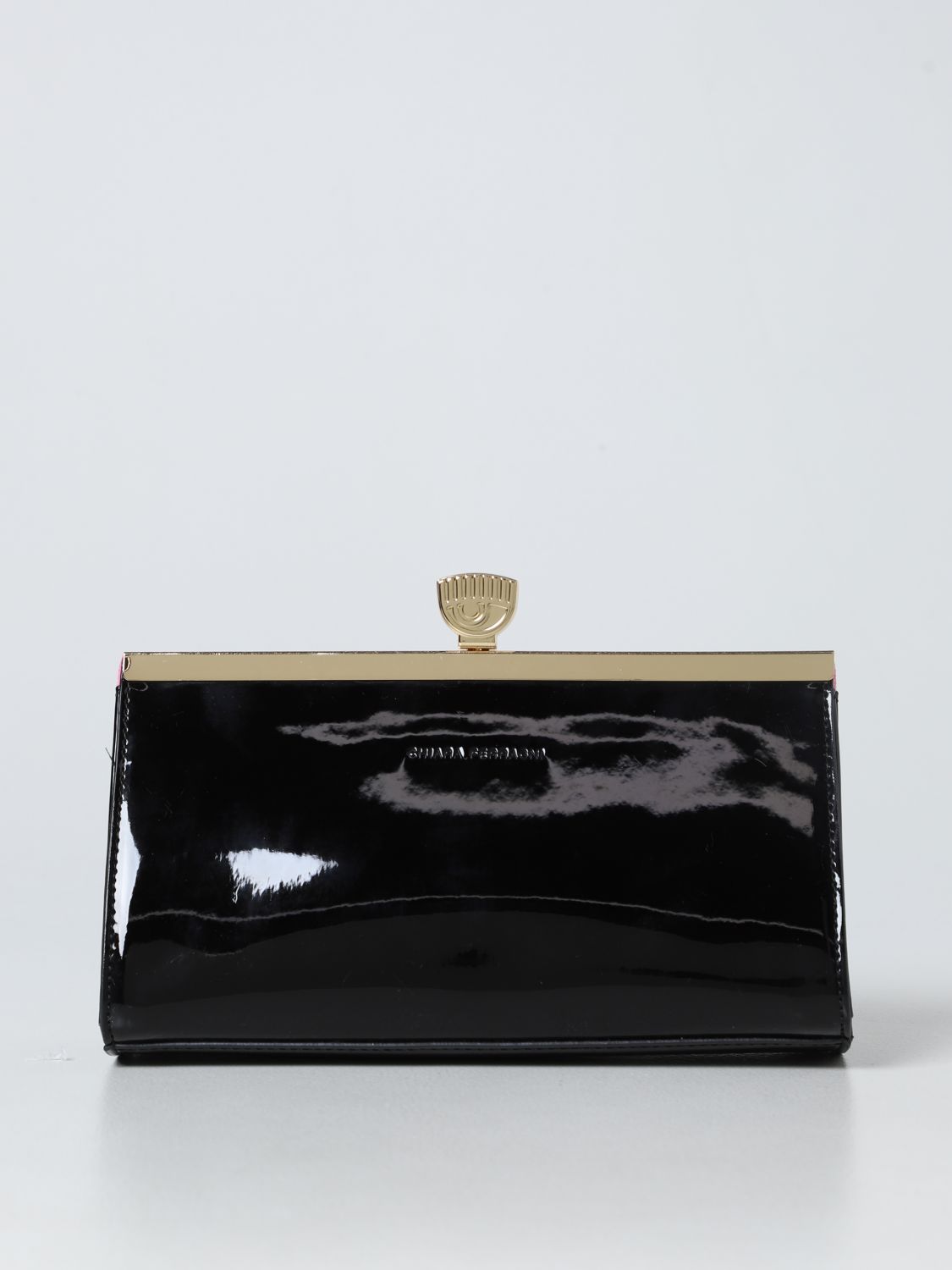 CHIARA FERRAGNI Clutch CHIARA FERRAGNI Woman colour Black