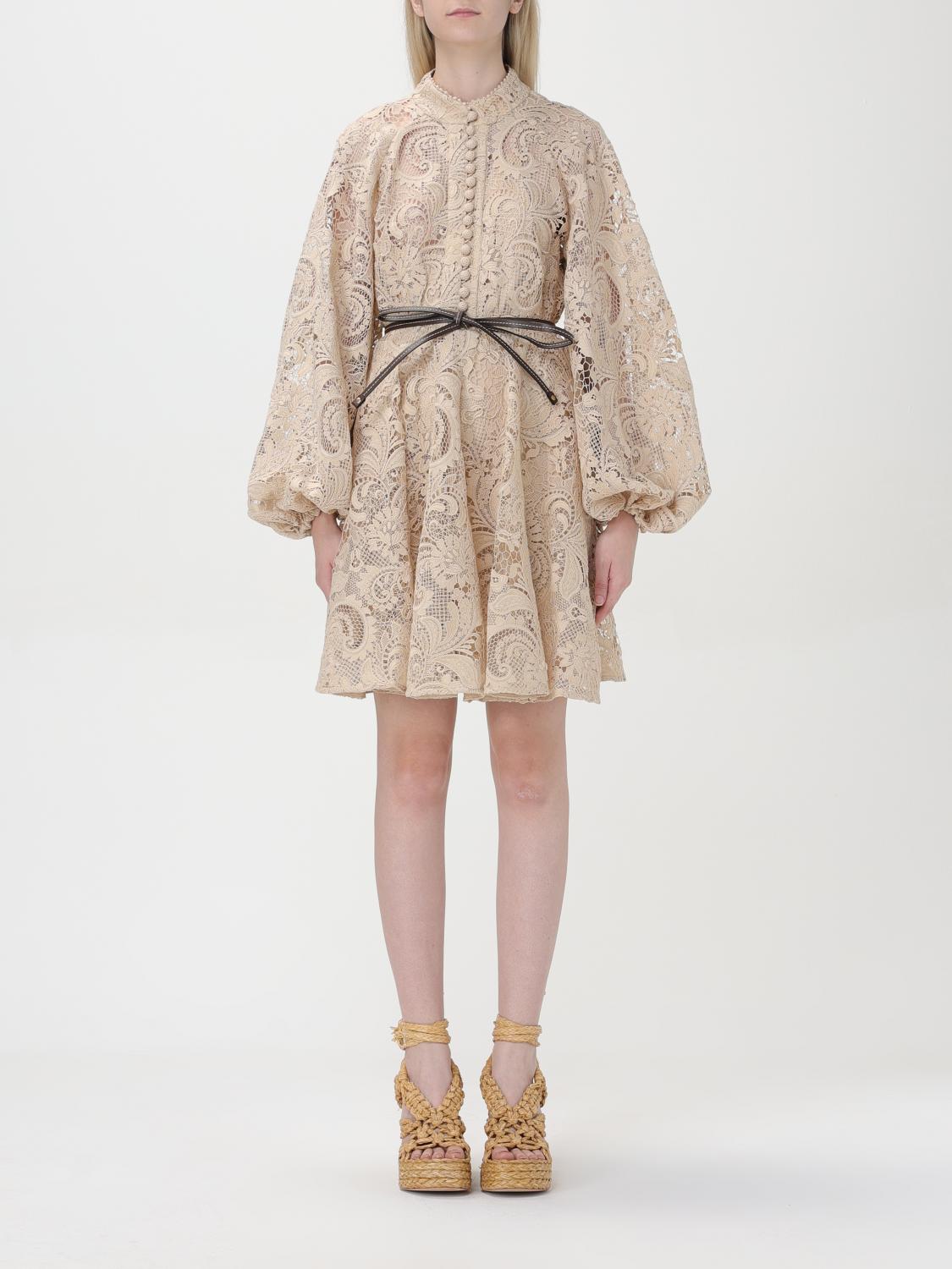 Zimmermann Dress ZIMMERMANN Woman color Beige