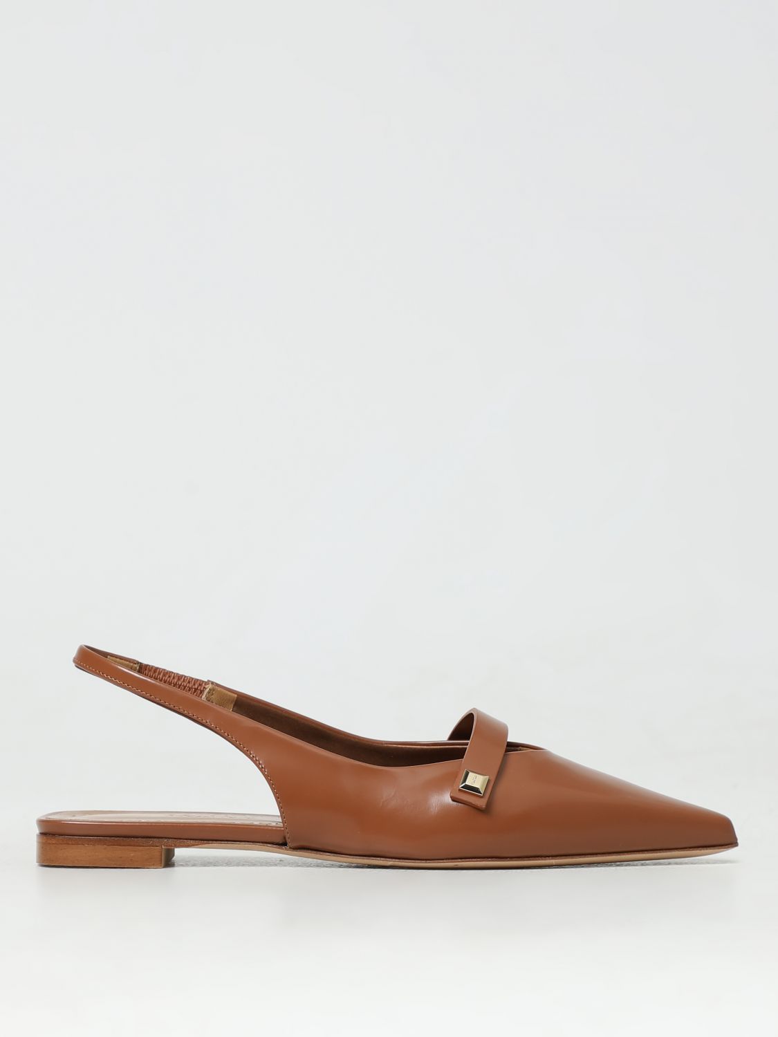 Max Mara Flat Shoes MAX MARA Woman colour Leather