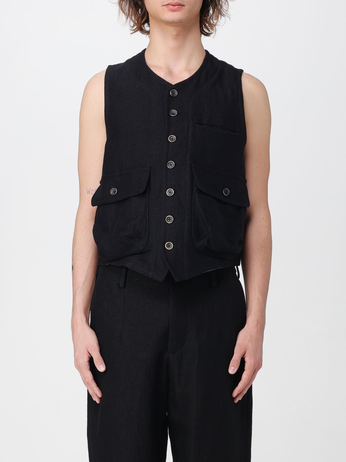 Uma Wang Waistcoat UMA WANG Men colour Black