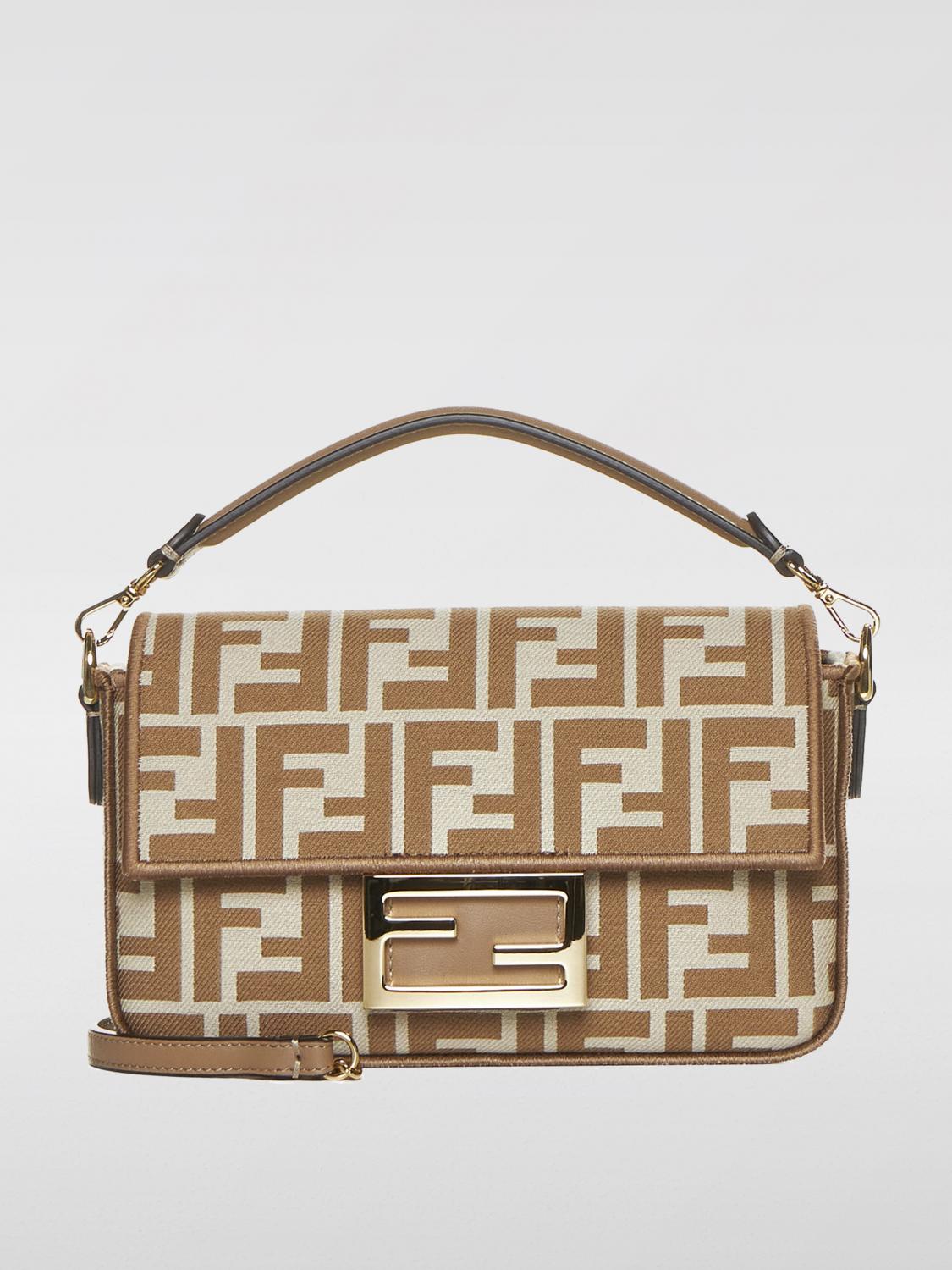 FENDI Crossbody Bags FENDI Woman color Beige