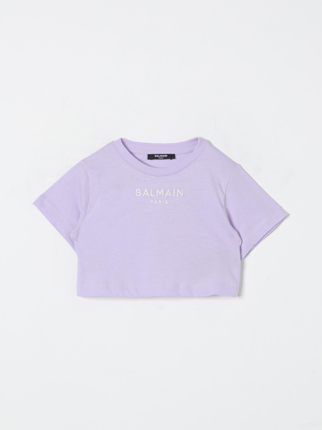 Balmain T-Shirt BALMAIN Kids color Violet