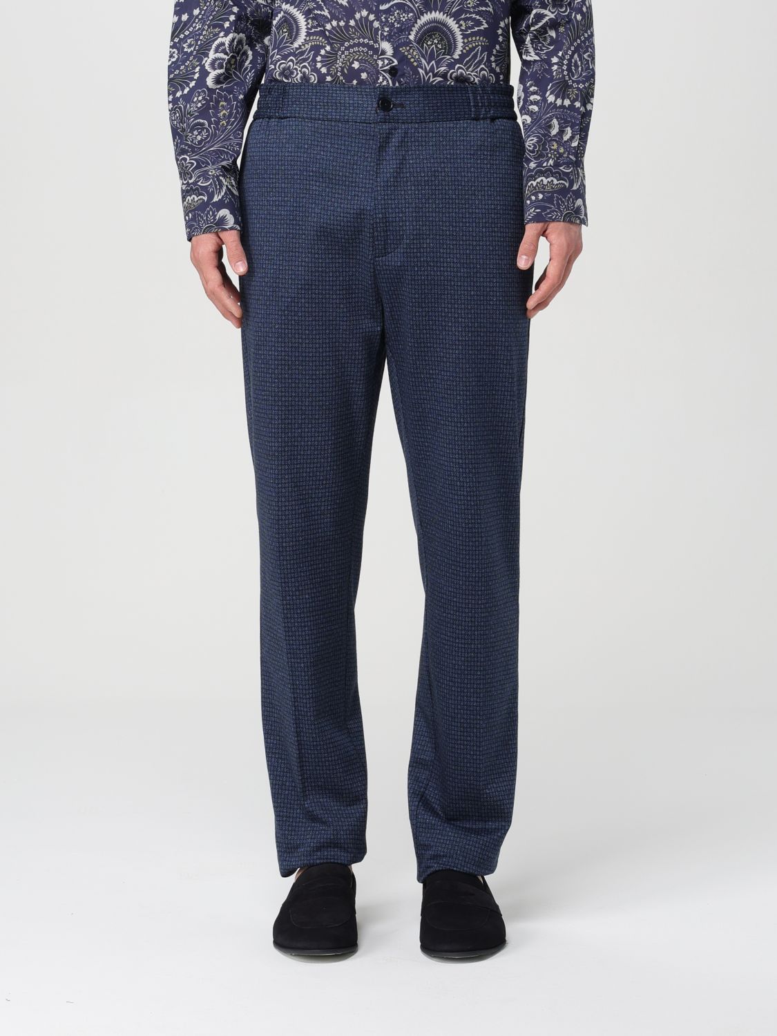 Etro Trousers ETRO Men colour Blue