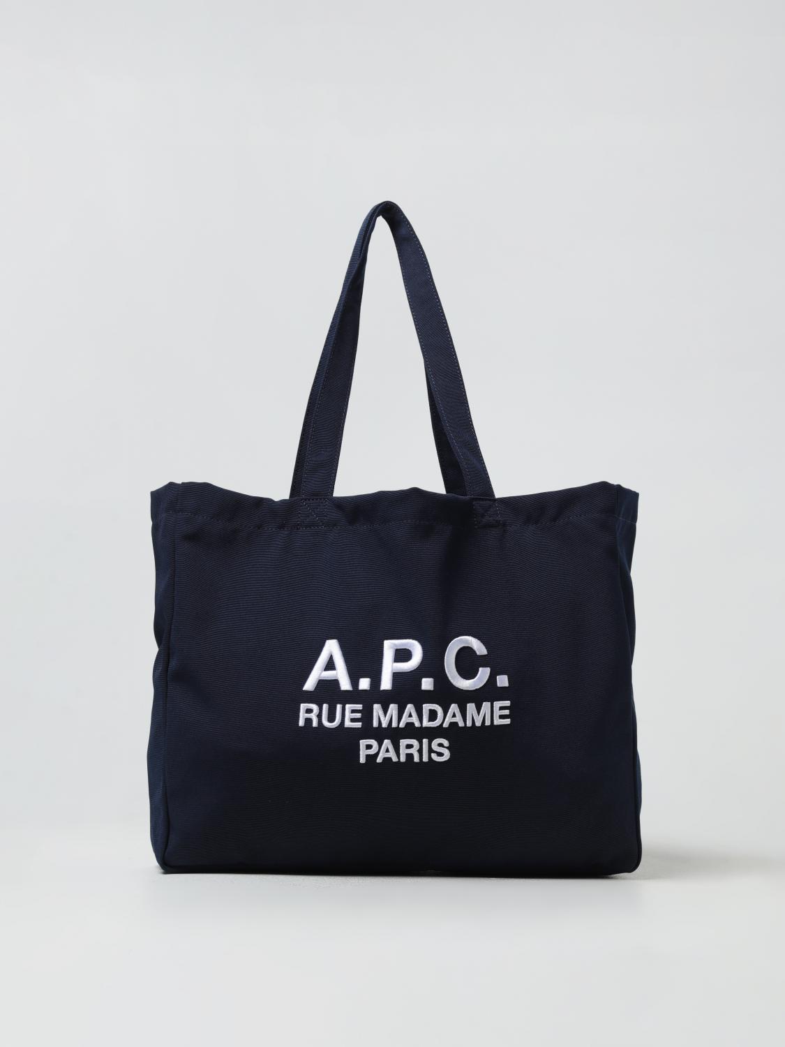 A.P.C. Tote Bags A. P.C. Woman color Blue