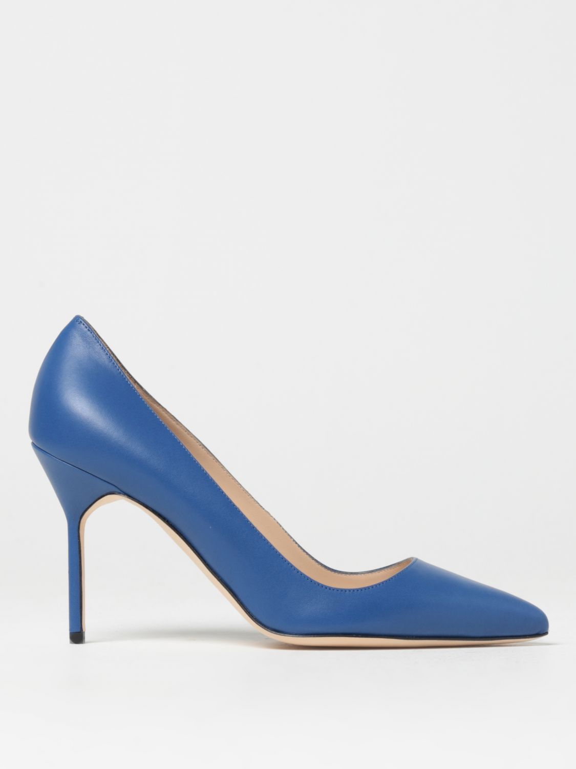 Manolo Blahnik Court Shoes MANOLO BLAHNIK Woman colour Blue