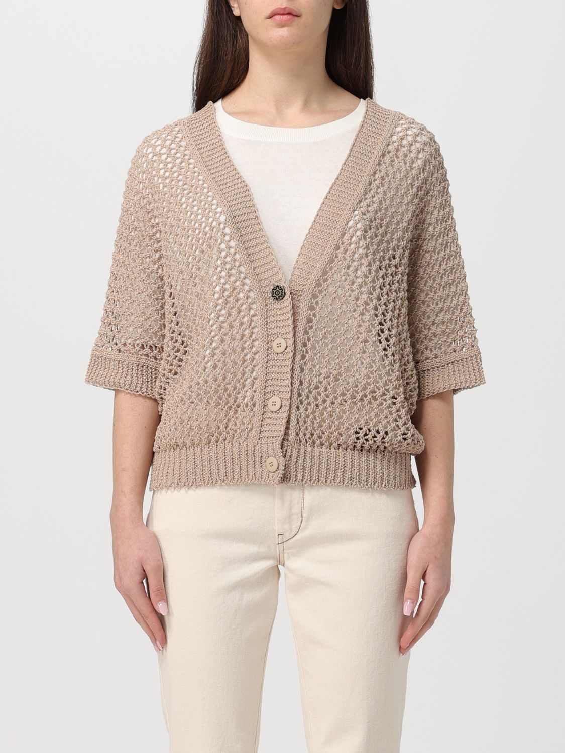 Maliparmi Cardigan MALIPARMI Woman colour Tobacco