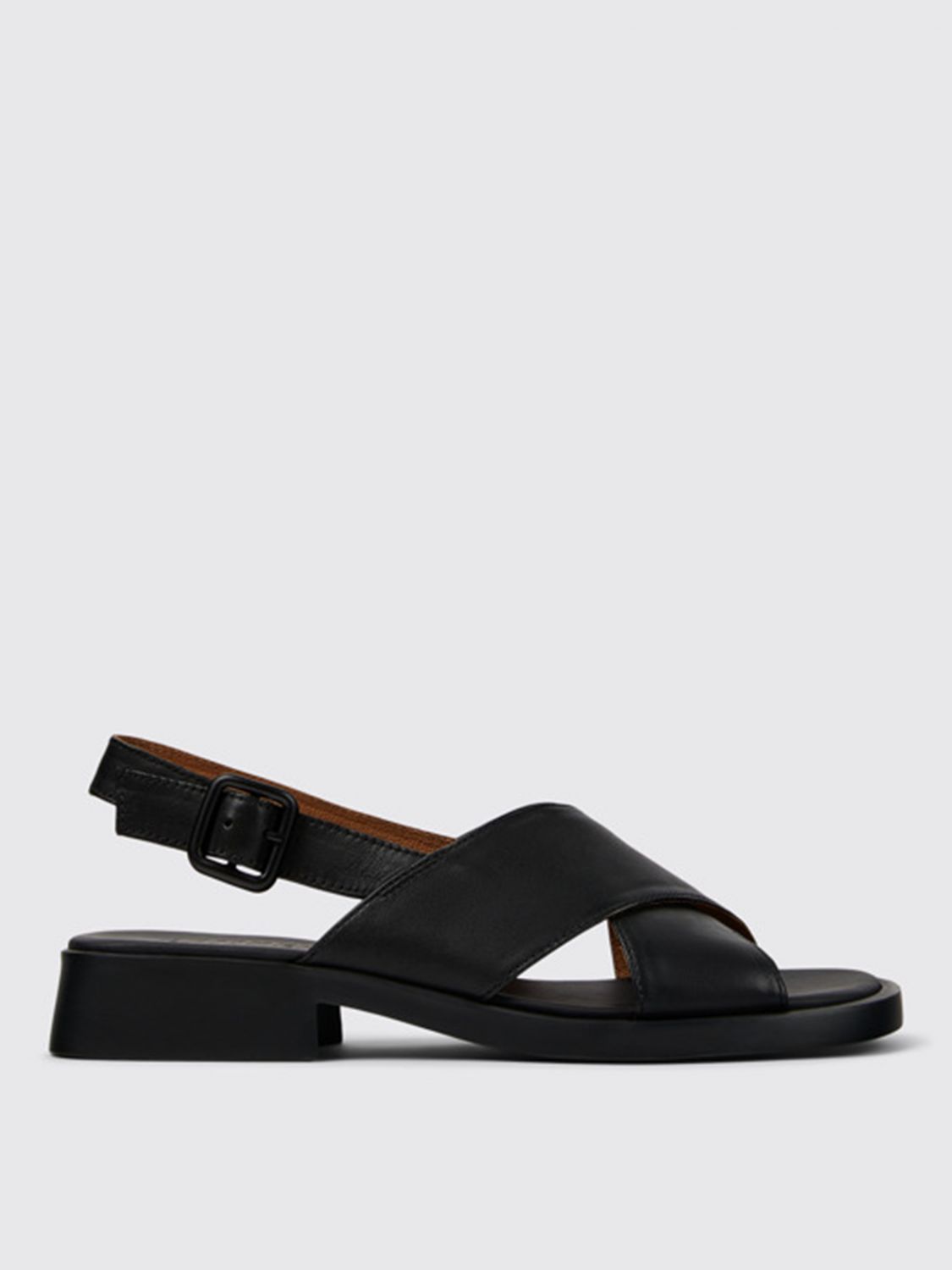 Camper Flat Sandals CAMPER Woman colour Black