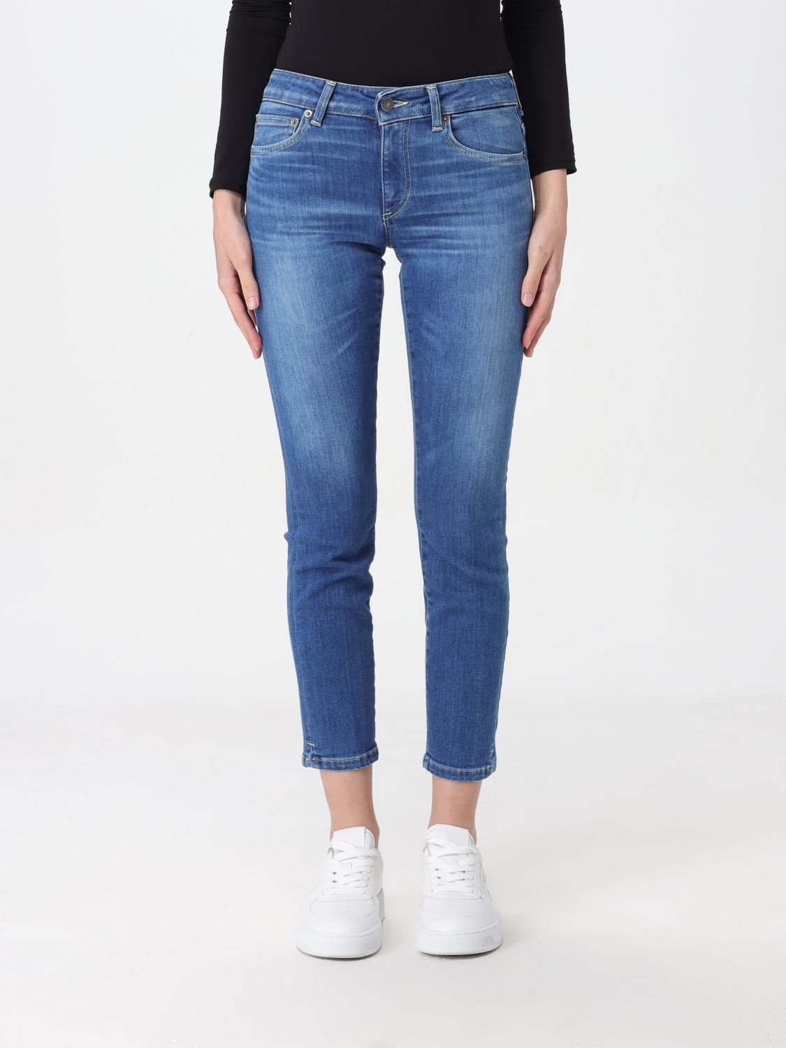 Dondup Trousers DONDUP Woman colour Denim