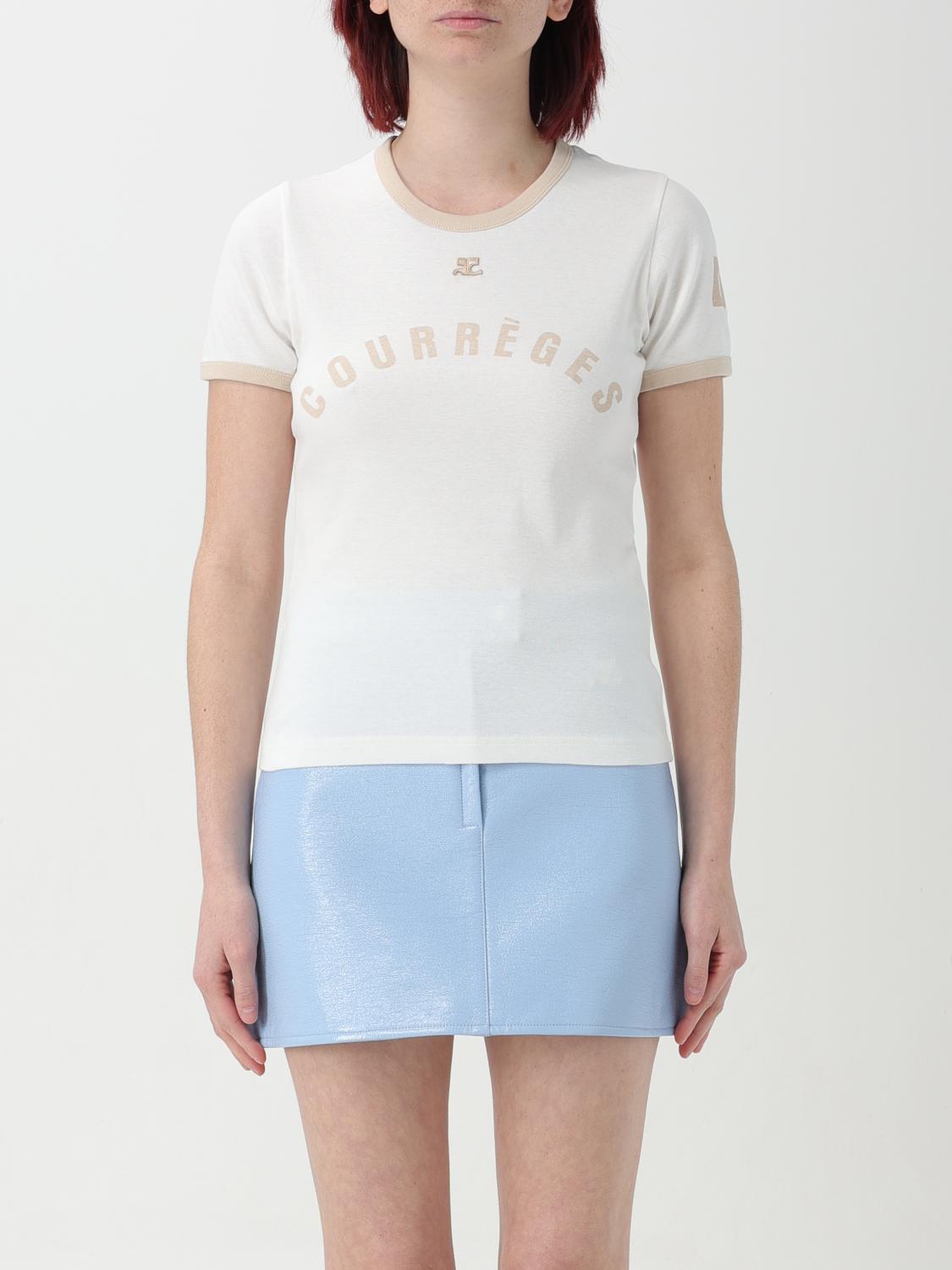 Courrèges T-Shirt COURRÈGES Woman colour White 1