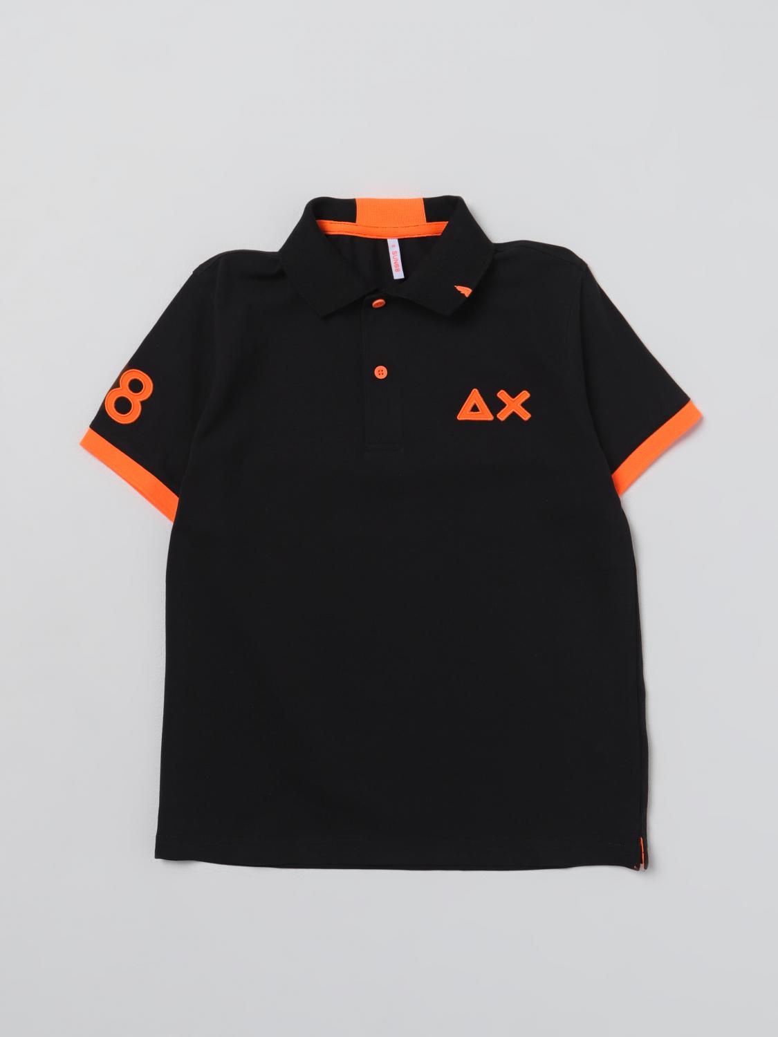  Polo Shirt SUN 68 Kids colour Black