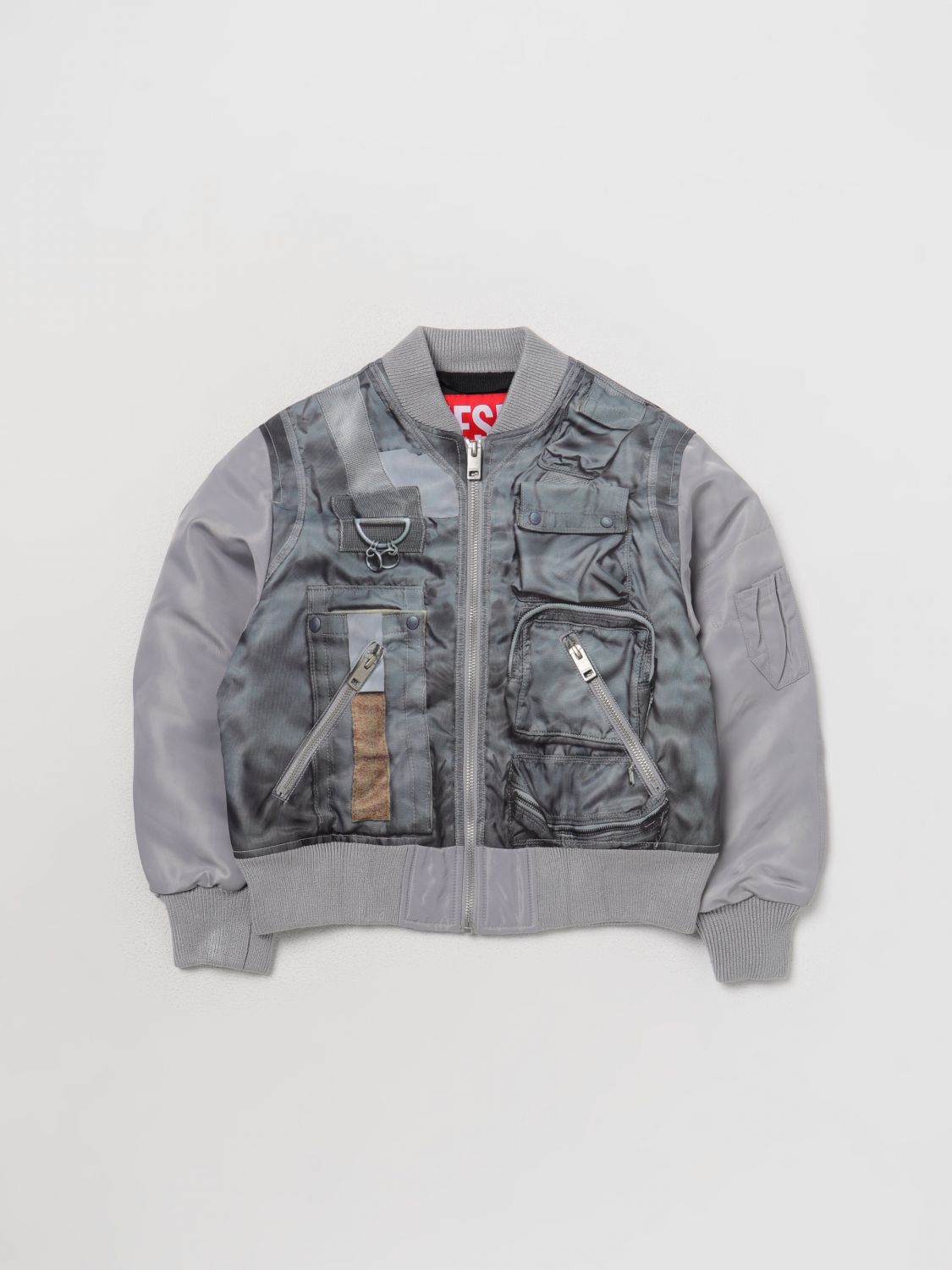 Diesel Jacket DIESEL Kids colour Grey