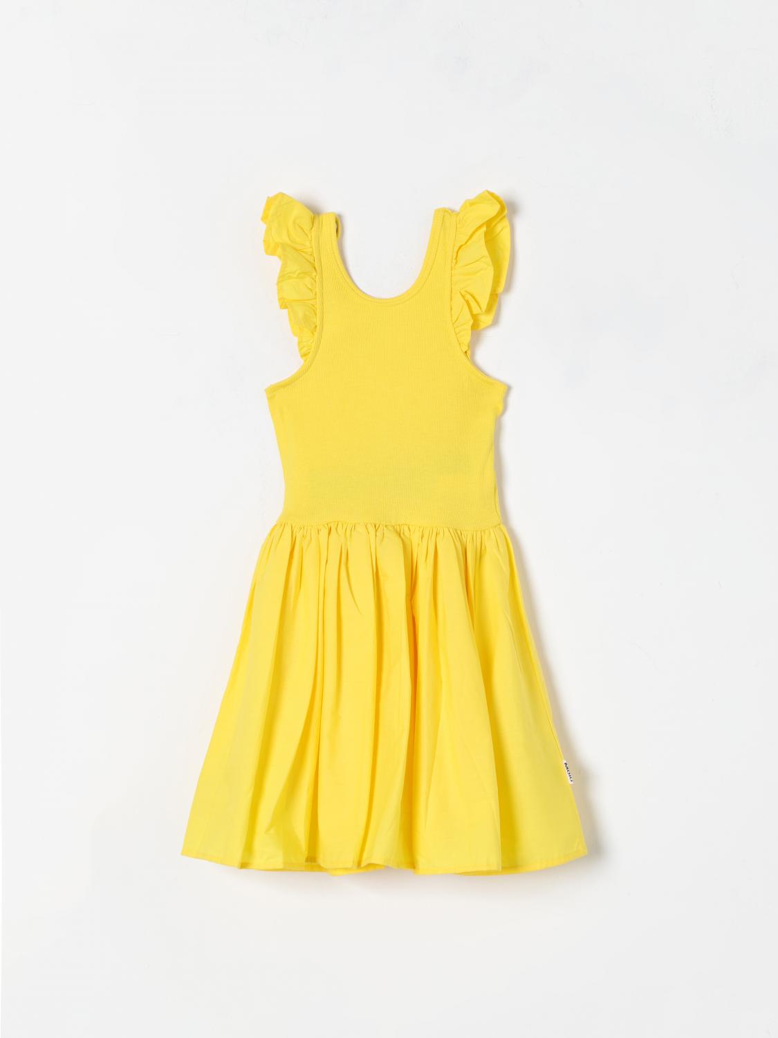 Molo Dress MOLO Kids color Yellow