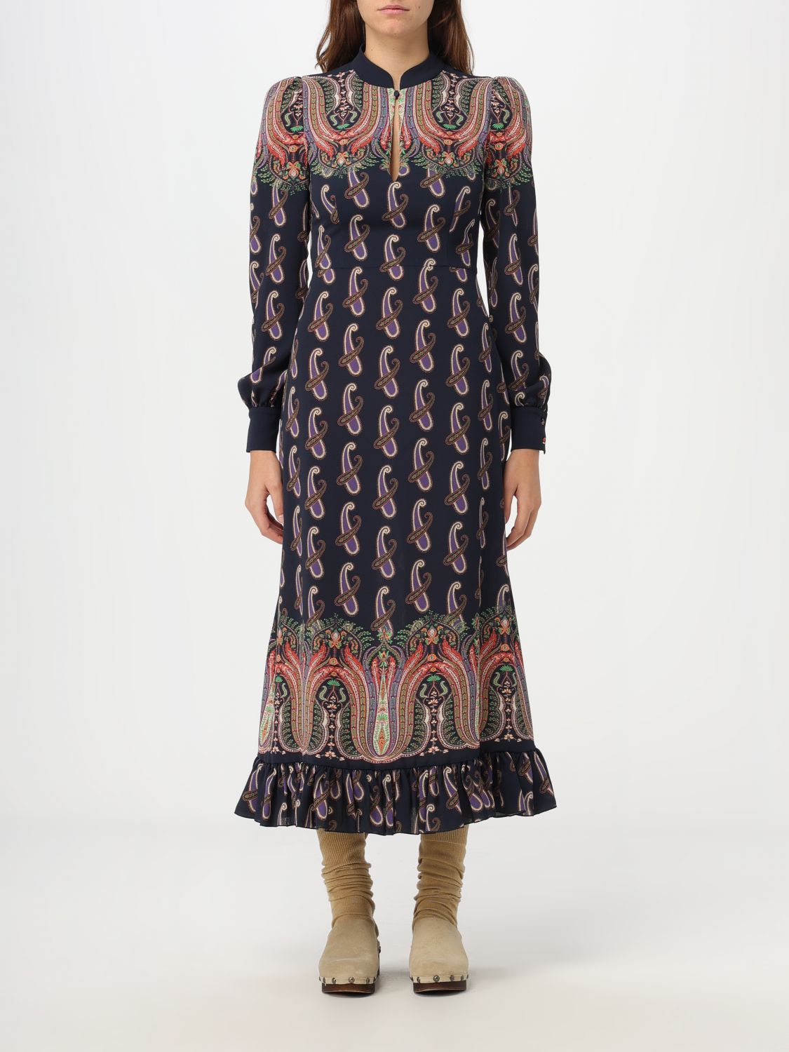 Etro Dress ETRO Woman colour Black